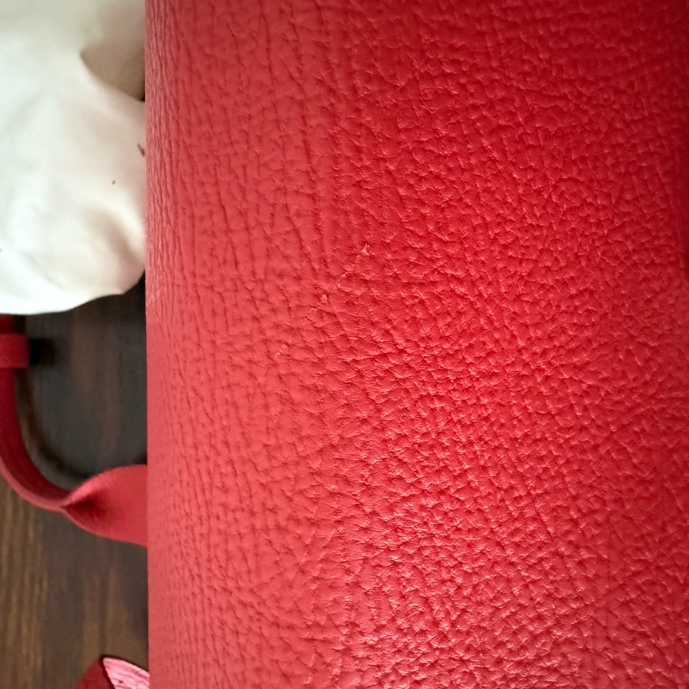 SOLD- 3.1 Phillip Lim Pashli Medium Satchel Red Pebbled Leather Crossbody Bag - Picture 9 of 11